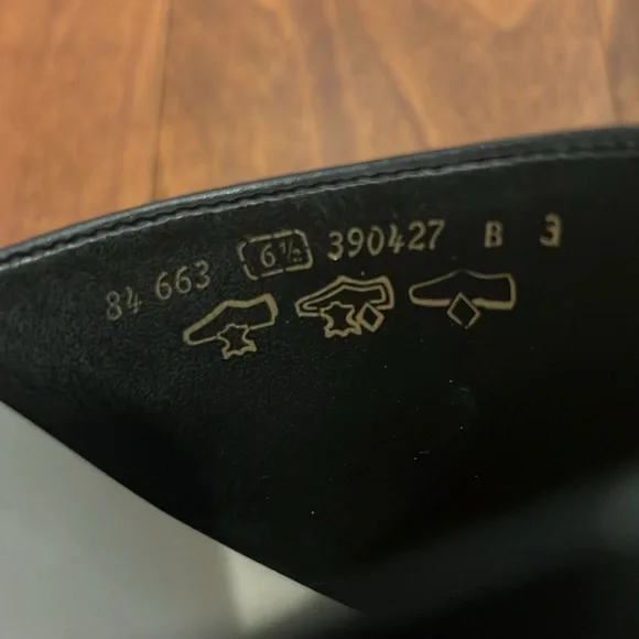 Gabor Women’s Striped Leather Black Slide - Picture 9 of 9